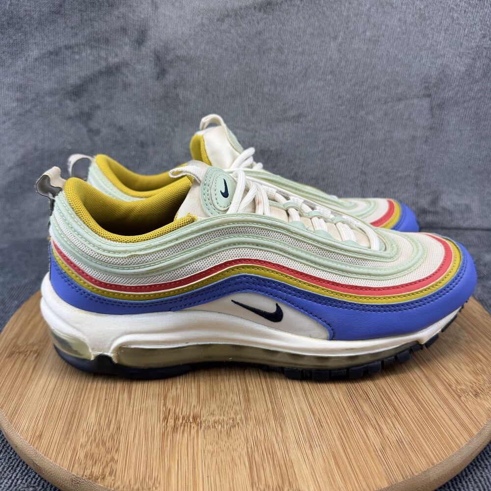 Nike Air Max 97 Shoes Womens Size 8.5 Multicolor Running Sneakers DH5724-100